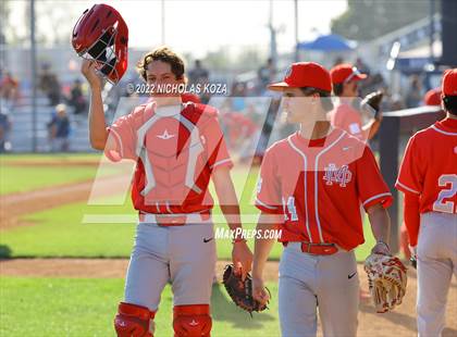 Thumbnail 2 in Mater Dei vs. St. John Bosco photogallery.