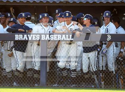 Thumbnail 3 in Mater Dei vs. St. John Bosco photogallery.