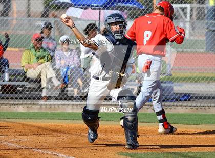 Thumbnail 3 in Mater Dei vs. St. John Bosco photogallery.