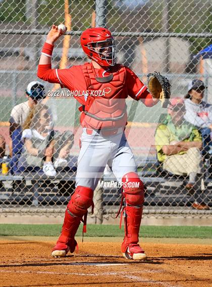 Thumbnail 1 in Mater Dei vs. St. John Bosco photogallery.
