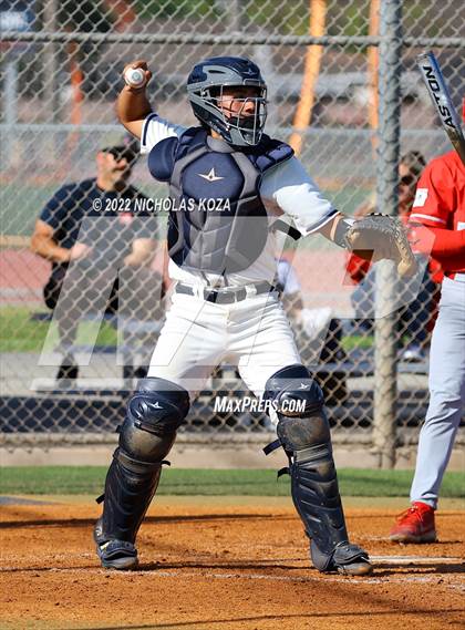 Thumbnail 1 in Mater Dei vs. St. John Bosco photogallery.