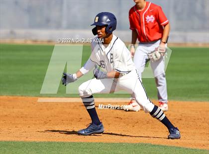 Thumbnail 3 in Mater Dei vs. St. John Bosco photogallery.