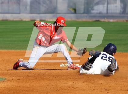 Thumbnail 3 in Mater Dei vs. St. John Bosco photogallery.