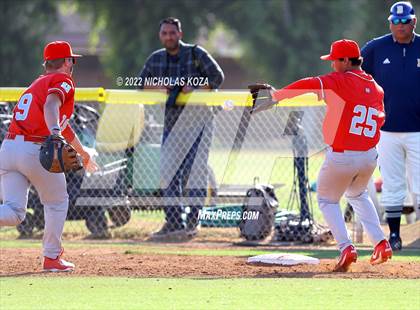 Thumbnail 1 in Mater Dei vs. St. John Bosco photogallery.