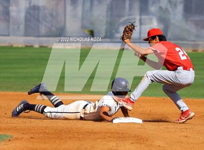 Thumbnail 2 in Mater Dei vs. St. John Bosco photogallery.