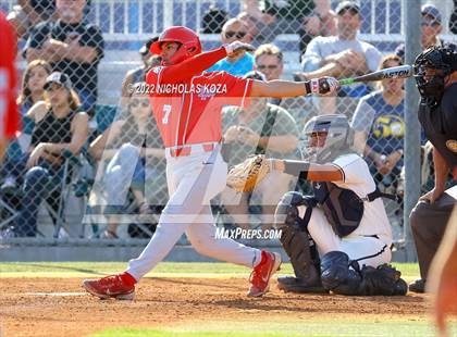 Thumbnail 1 in Mater Dei vs. St. John Bosco photogallery.