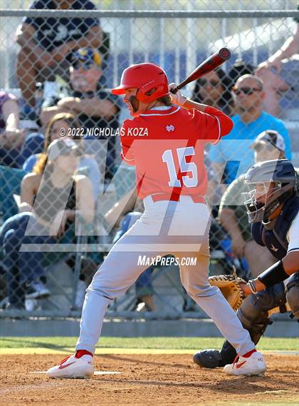 Thumbnail 2 in Mater Dei vs. St. John Bosco photogallery.