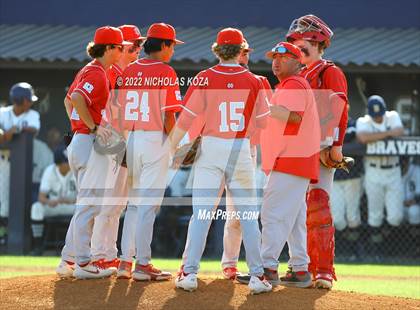 Thumbnail 3 in Mater Dei vs. St. John Bosco photogallery.