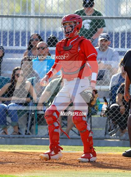 Thumbnail 3 in Mater Dei vs. St. John Bosco photogallery.