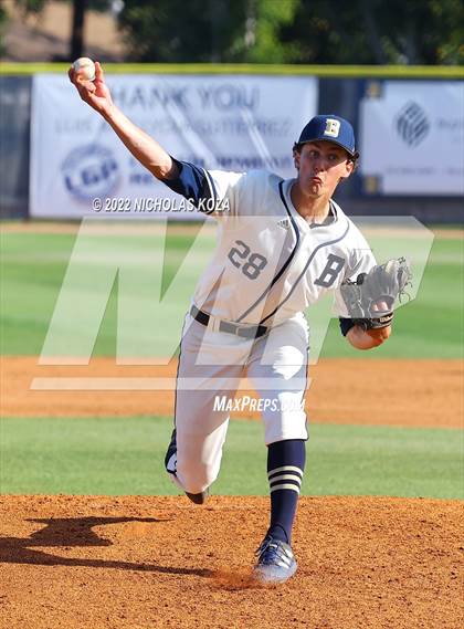 Thumbnail 3 in Mater Dei vs. St. John Bosco photogallery.