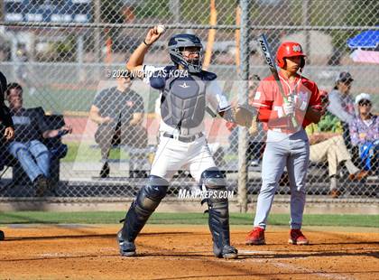 Thumbnail 2 in Mater Dei vs. St. John Bosco photogallery.