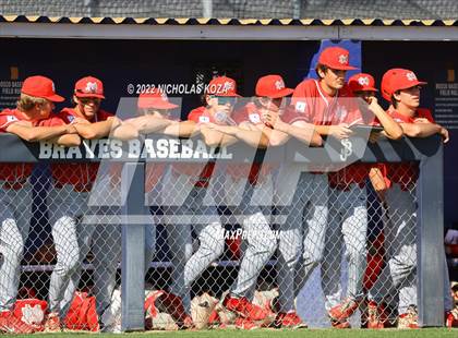 Thumbnail 3 in Mater Dei vs. St. John Bosco photogallery.