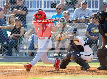 Thumbnail 1 in Mater Dei vs. St. John Bosco photogallery.