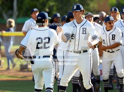 Thumbnail 2 in Mater Dei vs. St. John Bosco photogallery.