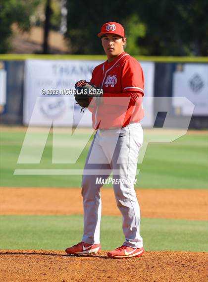 Thumbnail 3 in Mater Dei vs. St. John Bosco photogallery.