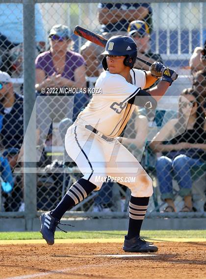 Thumbnail 2 in Mater Dei vs. St. John Bosco photogallery.