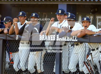 Thumbnail 2 in Mater Dei vs. St. John Bosco photogallery.