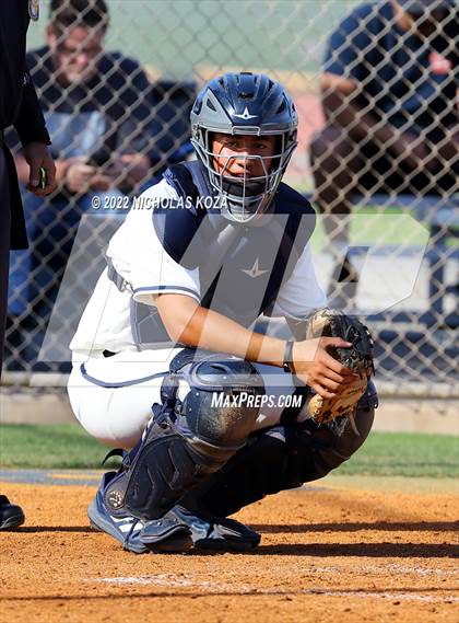 Thumbnail 2 in Mater Dei vs. St. John Bosco photogallery.
