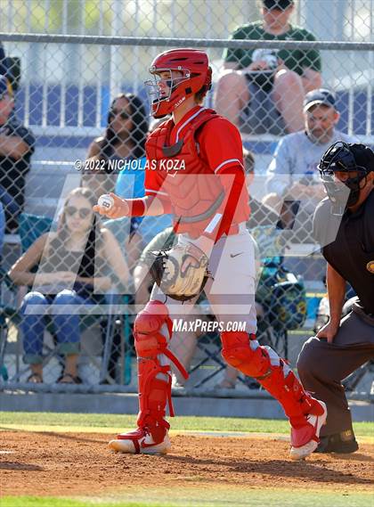 Thumbnail 3 in Mater Dei vs. St. John Bosco photogallery.