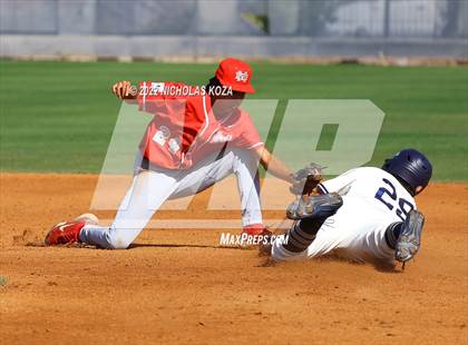 Thumbnail 1 in Mater Dei vs. St. John Bosco photogallery.