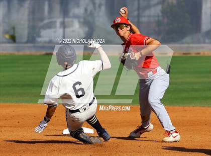 Thumbnail 2 in Mater Dei vs. St. John Bosco photogallery.