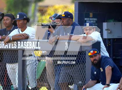 Thumbnail 3 in Mater Dei vs. St. John Bosco photogallery.