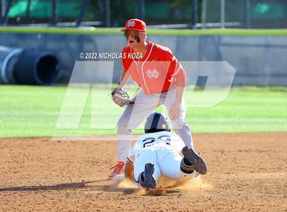 Thumbnail 2 in Mater Dei vs. St. John Bosco photogallery.