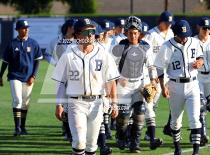 Thumbnail 2 in Mater Dei vs. St. John Bosco photogallery.