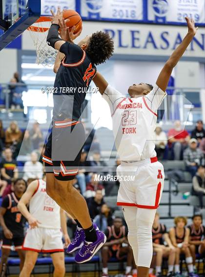 Thumbnail 1 in Wasatch Academy vs. American Fork (5 for the Fight Hoopfest) photogallery.