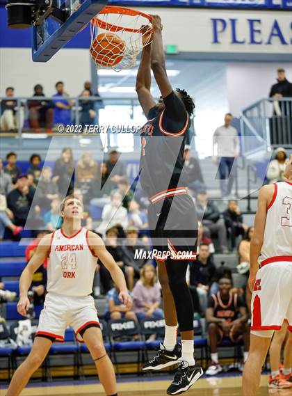Thumbnail 2 in Wasatch Academy vs. American Fork (5 for the Fight Hoopfest) photogallery.