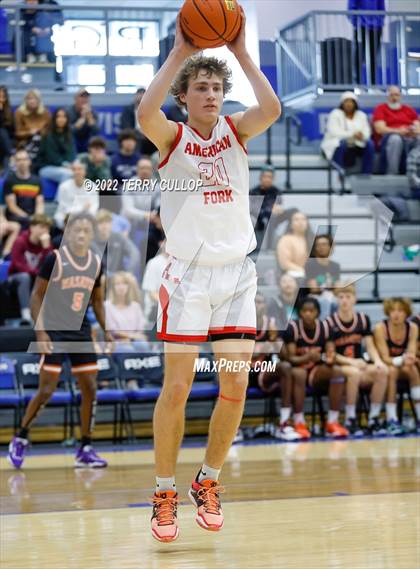 Thumbnail 2 in Wasatch Academy vs. American Fork (5 for the Fight Hoopfest) photogallery.