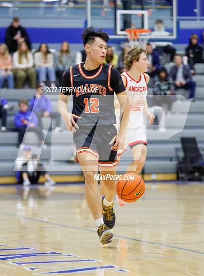 Thumbnail 2 in Wasatch Academy vs. American Fork (5 for the Fight Hoopfest) photogallery.