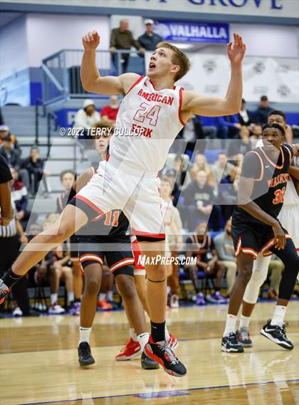 Thumbnail 1 in Wasatch Academy vs. American Fork (5 for the Fight Hoopfest) photogallery.