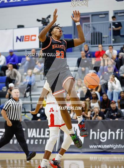 Thumbnail 3 in Wasatch Academy vs. American Fork (5 for the Fight Hoopfest) photogallery.