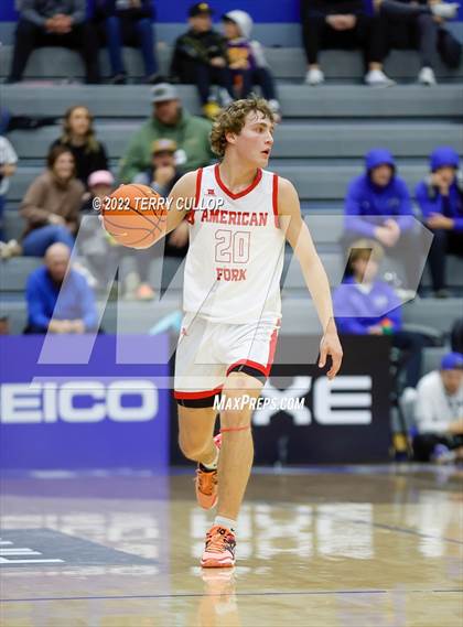 Thumbnail 1 in Wasatch Academy vs. American Fork (5 for the Fight Hoopfest) photogallery.