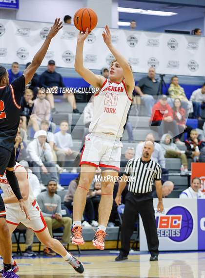 Thumbnail 3 in Wasatch Academy vs. American Fork (5 for the Fight Hoopfest) photogallery.