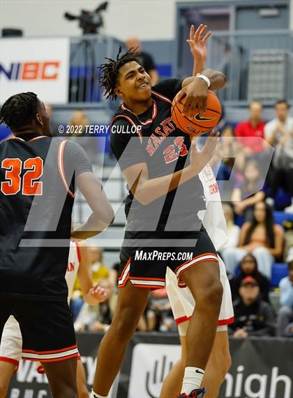 Thumbnail 2 in Wasatch Academy vs. American Fork (5 for the Fight Hoopfest) photogallery.