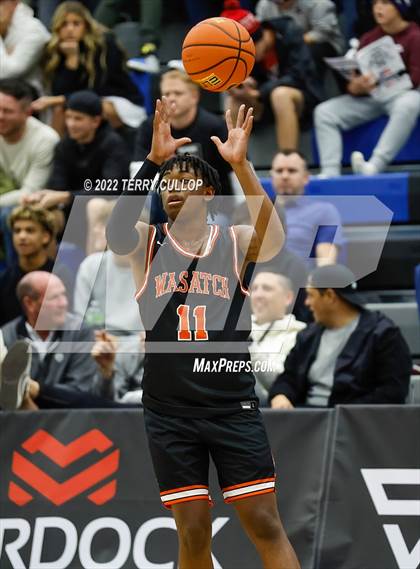 Thumbnail 3 in Wasatch Academy vs. American Fork (5 for the Fight Hoopfest) photogallery.