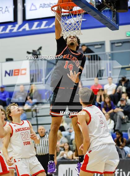 Thumbnail 1 in Wasatch Academy vs. American Fork (5 for the Fight Hoopfest) photogallery.