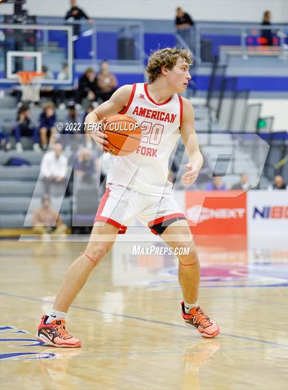 Thumbnail 3 in Wasatch Academy vs. American Fork (5 for the Fight Hoopfest) photogallery.