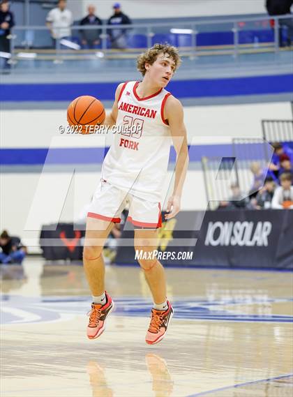 Thumbnail 2 in Wasatch Academy vs. American Fork (5 for the Fight Hoopfest) photogallery.
