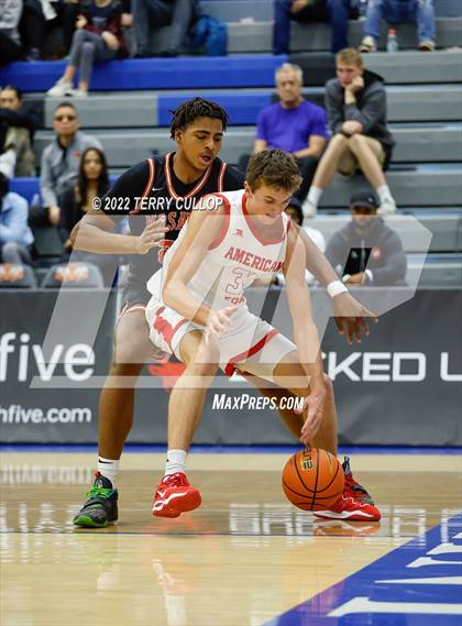 Thumbnail 1 in Wasatch Academy vs. American Fork (5 for the Fight Hoopfest) photogallery.