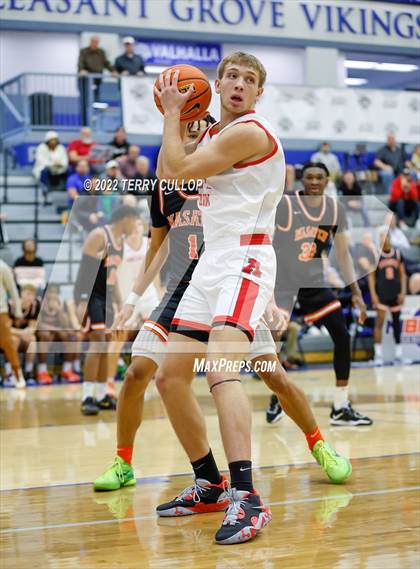 Thumbnail 1 in Wasatch Academy vs. American Fork (5 for the Fight Hoopfest) photogallery.