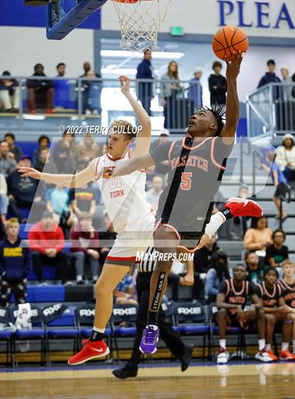 Thumbnail 1 in Wasatch Academy vs. American Fork (5 for the Fight Hoopfest) photogallery.