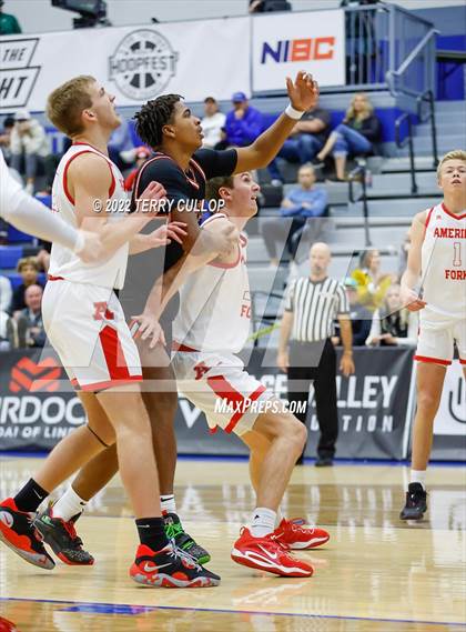 Thumbnail 2 in Wasatch Academy vs. American Fork (5 for the Fight Hoopfest) photogallery.