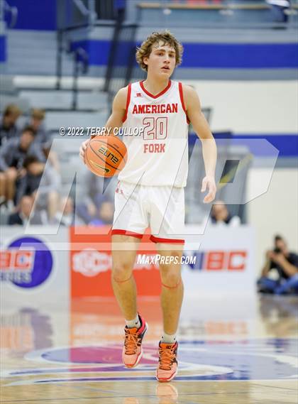 Thumbnail 2 in Wasatch Academy vs. American Fork (5 for the Fight Hoopfest) photogallery.