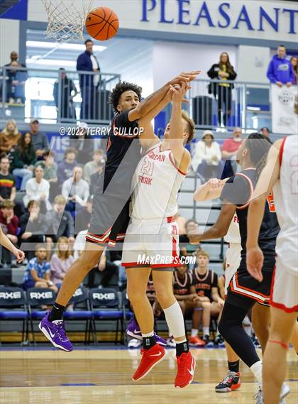 Thumbnail 2 in Wasatch Academy vs. American Fork (5 for the Fight Hoopfest) photogallery.