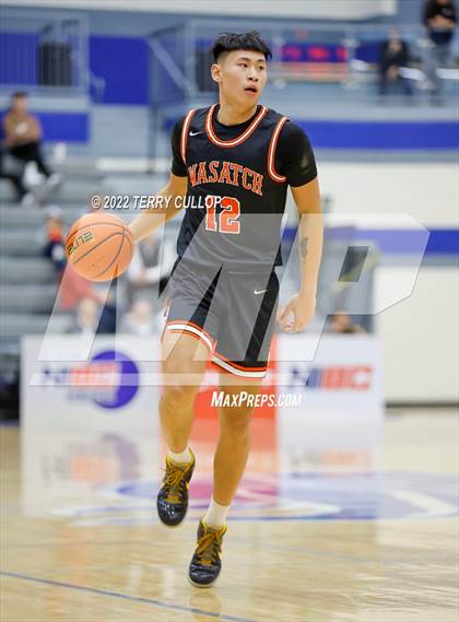 Thumbnail 3 in Wasatch Academy vs. American Fork (5 for the Fight Hoopfest) photogallery.