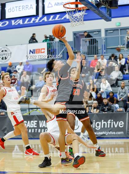 Thumbnail 3 in Wasatch Academy vs. American Fork (5 for the Fight Hoopfest) photogallery.