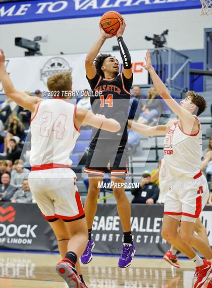 Thumbnail 3 in Wasatch Academy vs. American Fork (5 for the Fight Hoopfest) photogallery.